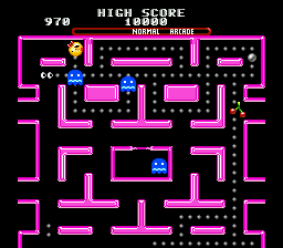 Скриншот игры Ms. Pac-Man